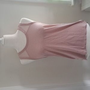 Victoria Secret Pale Pink Mesh Activewear Top size XS